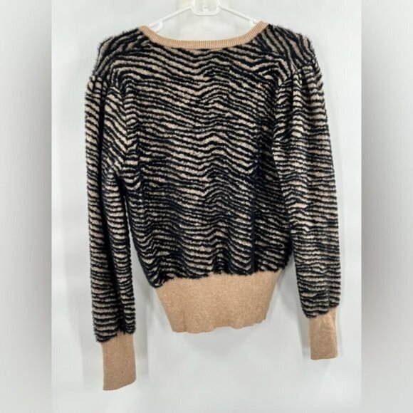 ASTR the label pullover sweater tiger animal print long sleeve size M - Picture 8 of 12